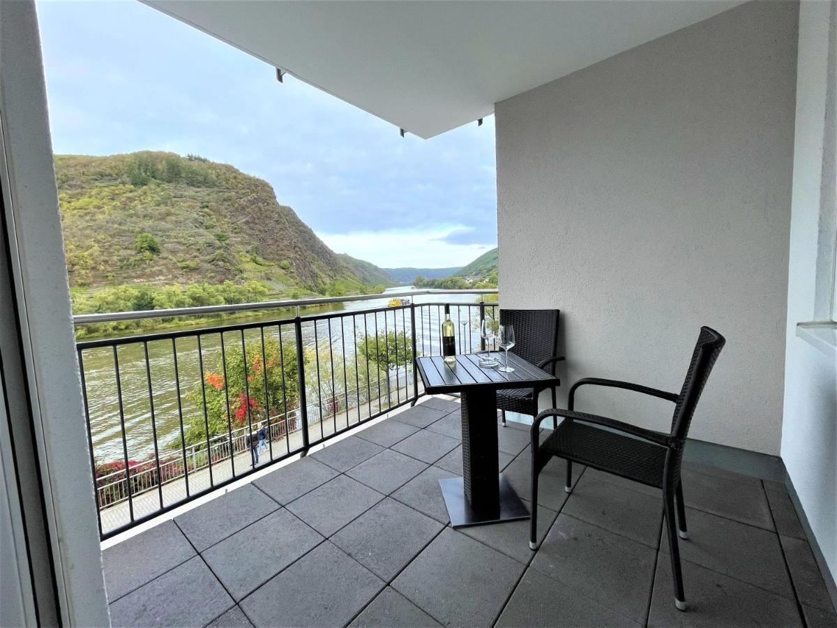 Moselpromenade Villa Moselufer, Panorama & Burg Cochem Blick, Netflix, Balkon Екстер'єр фото